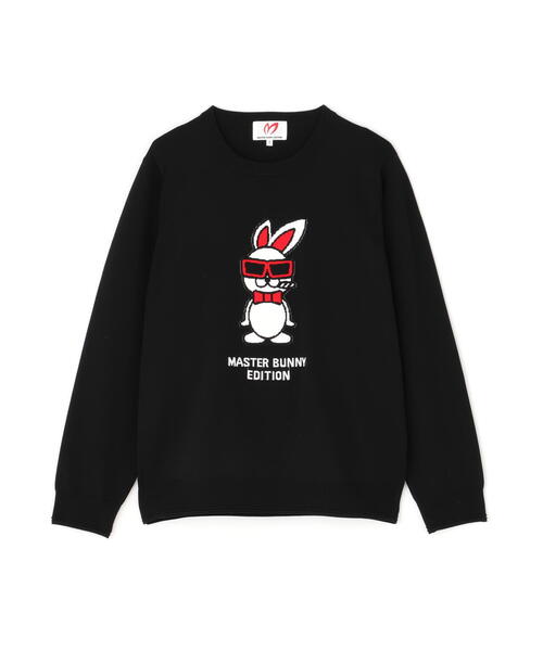 MASTER BUNNY EDITION ハート柄セーター サイズ1 MASTER BUNNY EDITION