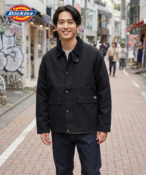 Dickies（ディッキーズ） ブルゾン アウター 襟コーデュロイ ダック