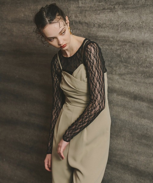ANDRESD パンツドレス クロスオールインワンドレス / cross all in one