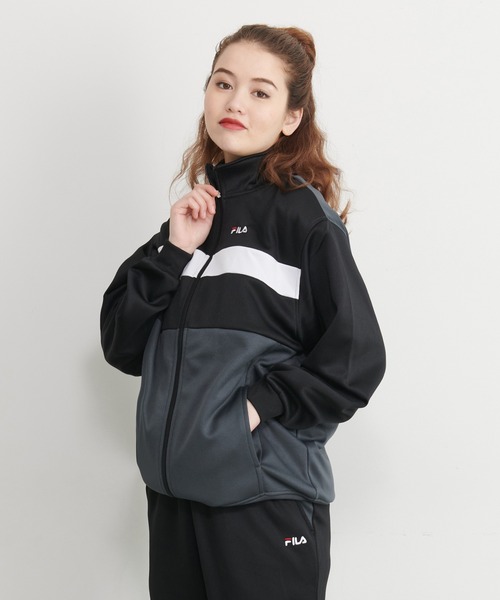 FILA（フィラ） ジャージ 「別注」FILA/フィラ ワンポイント ロゴ 刺繍