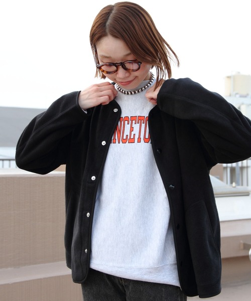Danton（ダントン） ノーカラージャケット 36 ブラック レディース