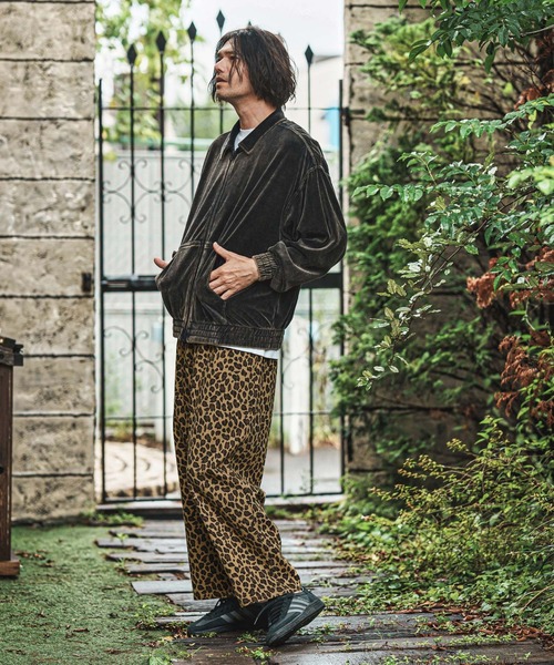 CAMBIO（カンビオ） パンツ mp14013- Leopard Twill Wide Straight