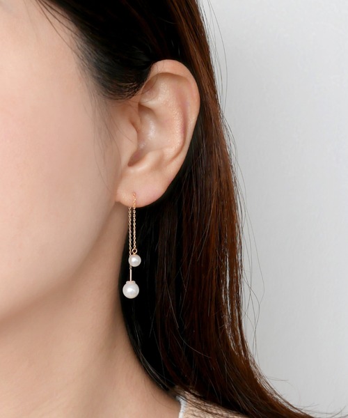 VENDOME AOYAMA（ヴァンドーム青山） ピアス 淡水パール ダブル