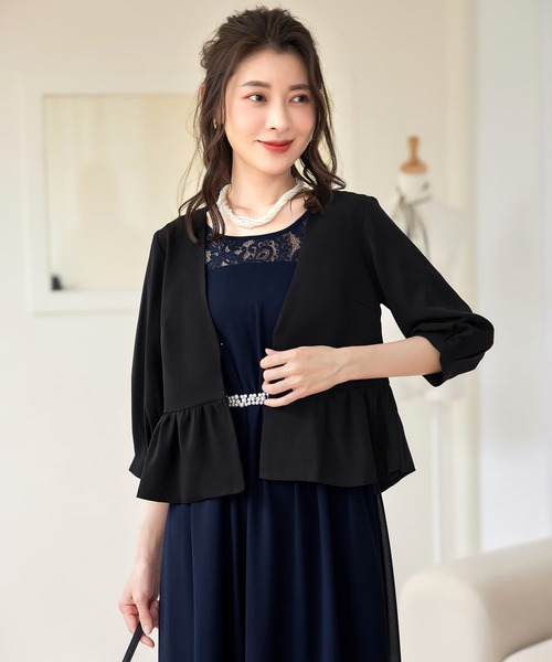 DRESS+（ドレスプラス） カーディガン ジャケット ボレロ ショート