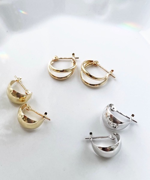 va vendome aoyama ピアス K10イエローゴールド ドロップ フープピアス