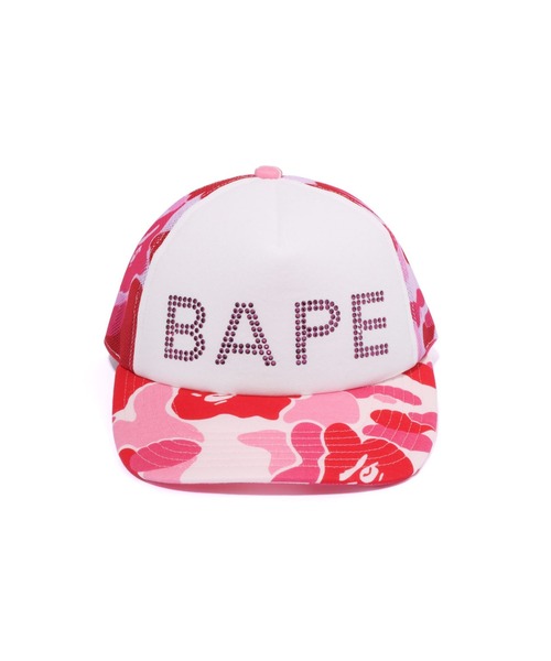 A BATHING APE（アベイシングエイプ） キャップ 帽子 ABC CAMO CRYSTAL