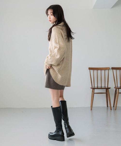 LOWRYS FARM（ローリーズファーム） ワンピース ハイZIPミックス