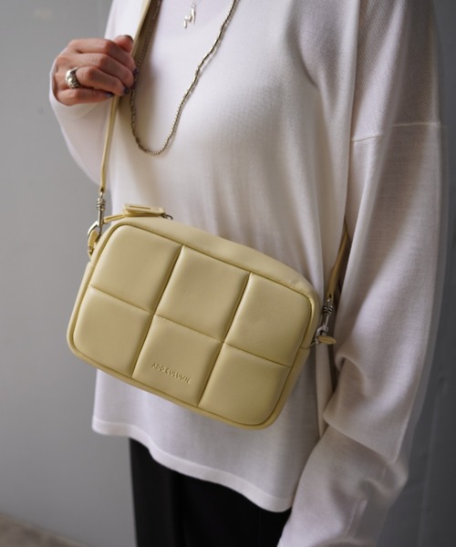 ADD CULUMN（アドカラム） ショルダーバッグ バッグ PUFF-CROSS BODY