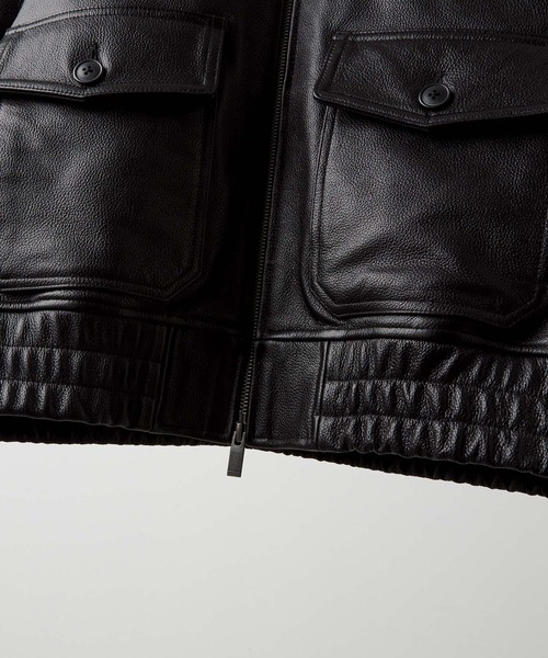 CLEL（クレイル） ブルゾン アウター 「CLEL」Cow Leather G-1 Blouson