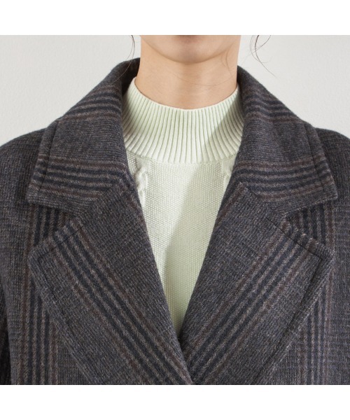 SUIT SELECT コート チェスターコート ダブルブレストロングチェスター