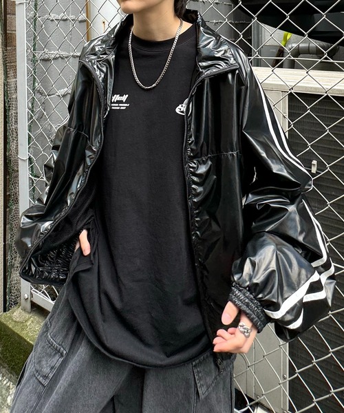 ブルゾン アウター AW シャイニートラックジャケット「ILL'S」 メンズ