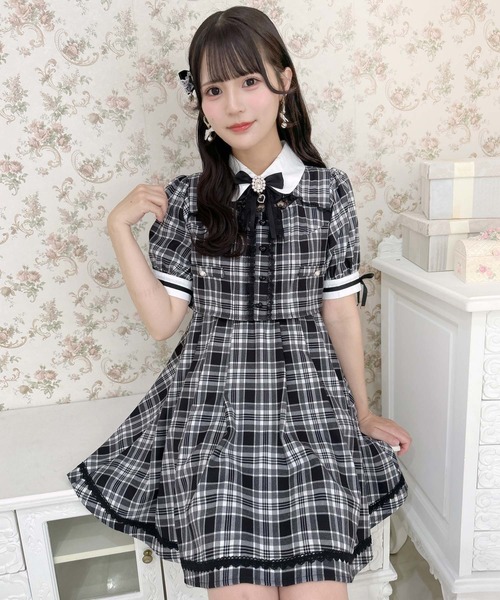 ROJITA（ロジータ） ワンピース デコルテ開きツーピー風ワンピース