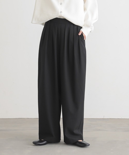 for/c（フォーシー） スラックス パンツ 「低身長/高身長向けサイズ有