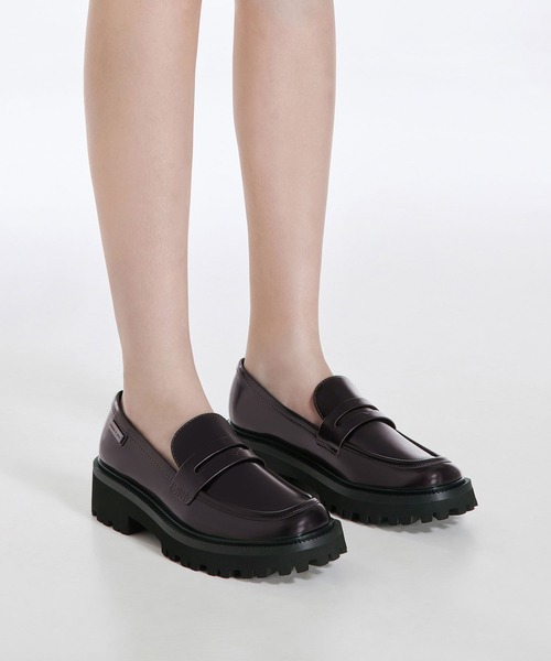 CHARLES ＆ KEITH（チャールズ&キース） ローファー カバードリッジ