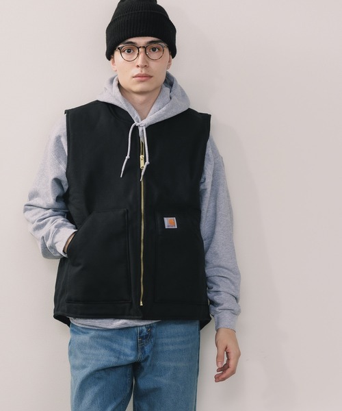 Carhartt（カーハート） ベスト M ブラック メンズ : ZOZOTOWN Yahoo