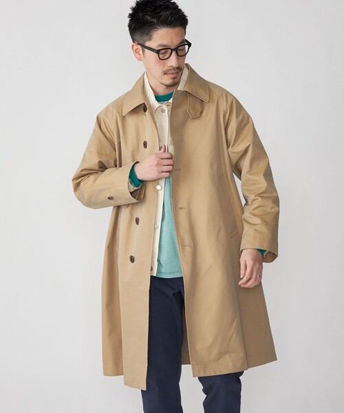 SHIPS（シップス） ステンカラーコート LARGE ベージュ メンズ