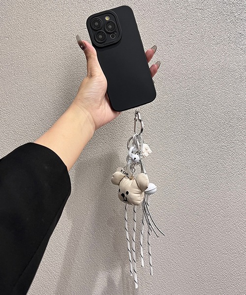 Revo. チャーム ハート カラビナ付き マルチウェイ ストラップ