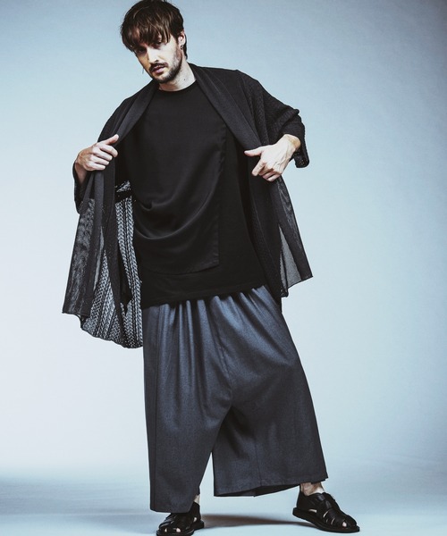 NO ID.（ノーアイディー） パンツ 「NO ID.」Gather Baggy Drape