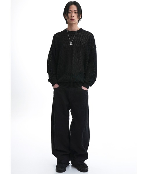 OY（オーワイ） セーター ニット MESH OPYD KNIT/メッシュ OPYD ニット