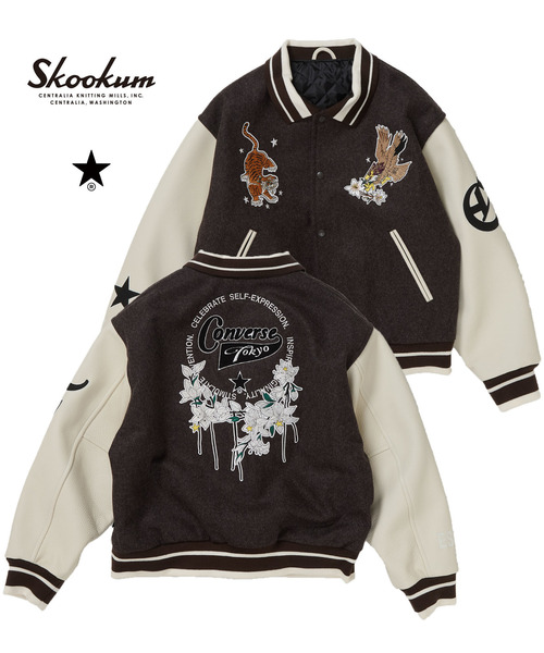 SKOOKUM（スクーカム） スタジャン 「SKOOKUM」VARSITY JACKET