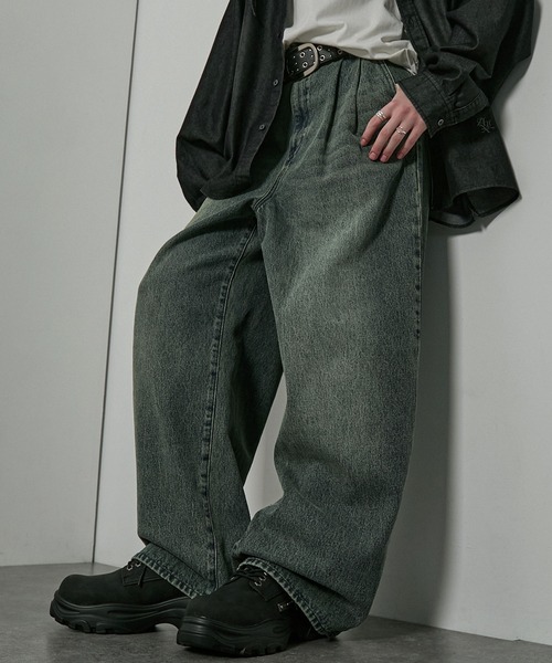 ジーンズ 「Alfred Alex」Vintage Wide Tapered Denim/ヴィンテージ