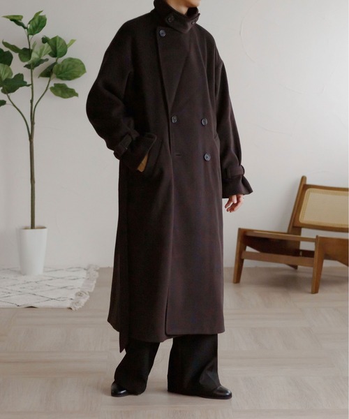 epnok チェスターコート コート 2WAYダブルチェスターコート メンズ