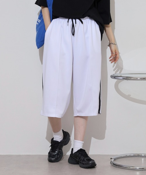 FUNALIVE（ファンアライブ） パンツ 「CHAMP」ロゴプリント脇2本ライン