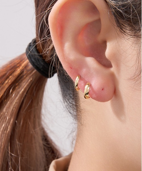 Jewel closet by L&Co. ピアス K18 フープ ピアス レディース