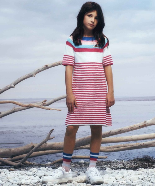 MARNI（マルニ） ワンピース Kids ＆ Junior 半袖ボーダーワンピース