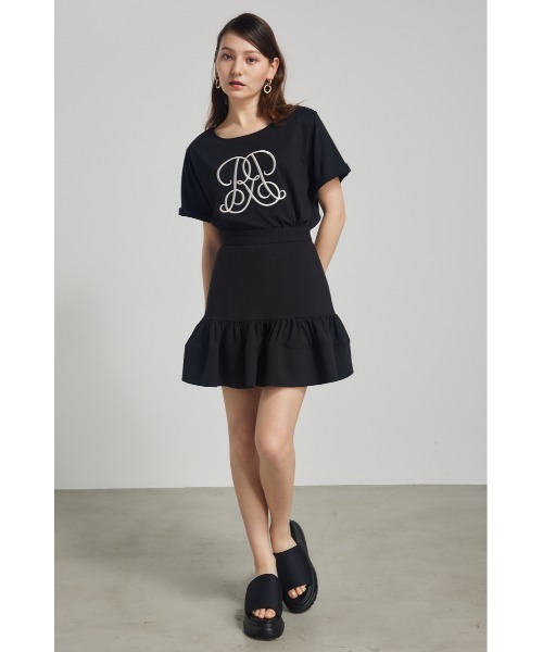 rienda（リエンダ） スカート ミニマーメイドフリルスカート