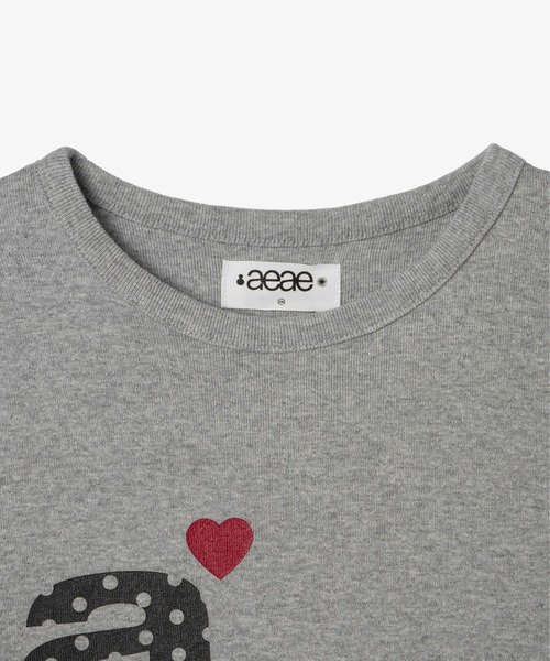 aeae tシャツ DOT SMALL LETTER TEE レディース メンズ : ZOZOTOWN