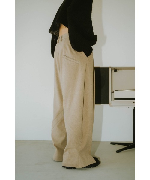 Knuth Marf（クヌースマーフ） パンツ front slit pants(unisex