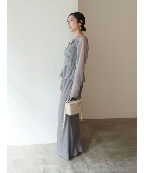 LAGUNAMOON（ラグナムーン） ドレス LADYシフォンペプラムドレス 結婚