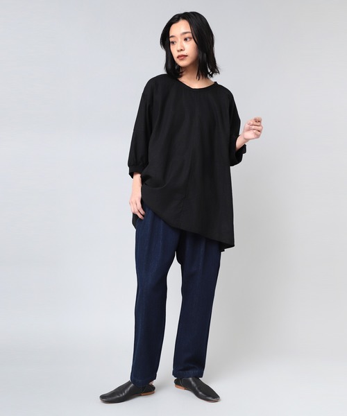 URCH RNA パンツ R4080 パン屋さんのペグトップパンツ レディース