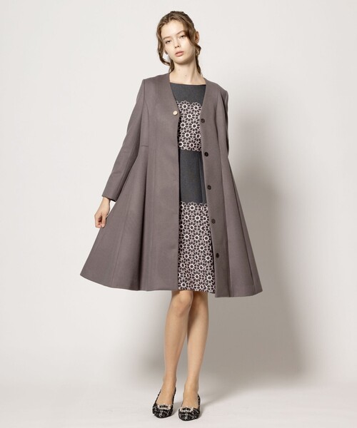 TOCCA（トッカ） ノーカラーコート コート PEARL ROCK ロングコート