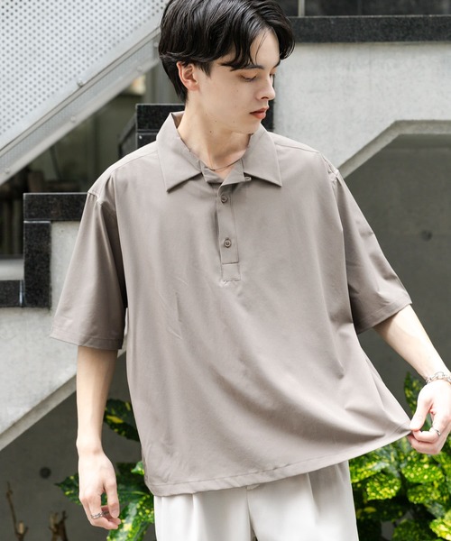 SENSE OF PLACE by URBAN RESEARCH ポロシャツ ストレッチショート