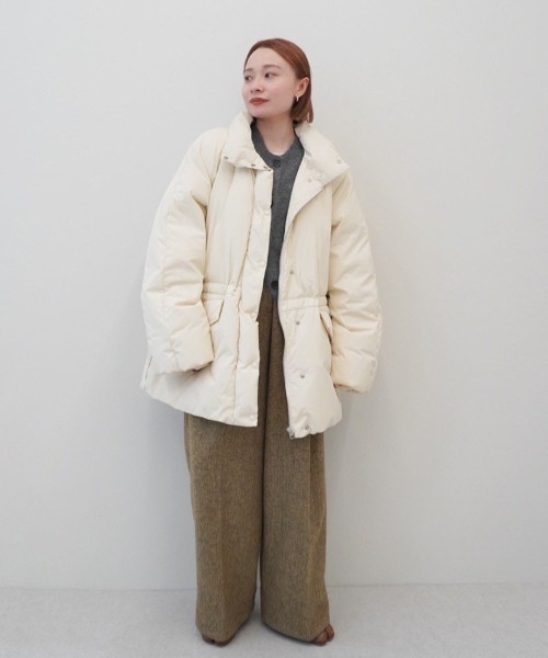 anuke（アンヌーク） ダウンコート ダウンジャケット Standcollar Down