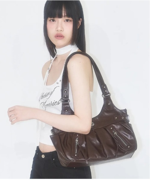 ILLIGO（イリゴ） ショルダーバッグ バッグ ILLIGOアンバー バックル