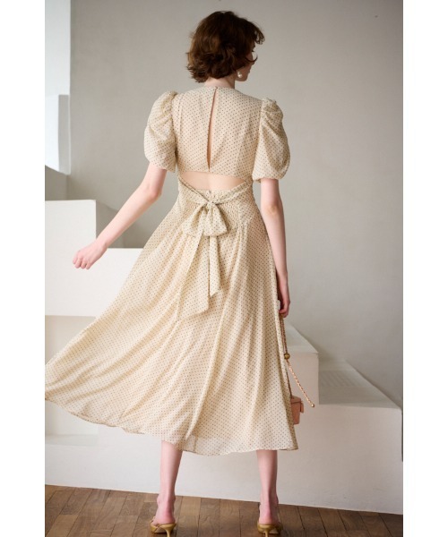 Estella.K ワンピース Harper Dress カシュクールプリントドレス