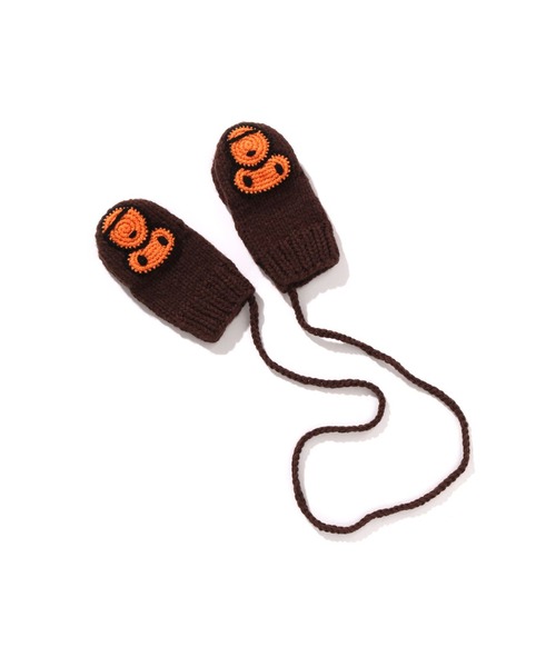 A BATHING APE（アベイシングエイプ） 手袋 BABY MILO WOOL MIX KNIT
