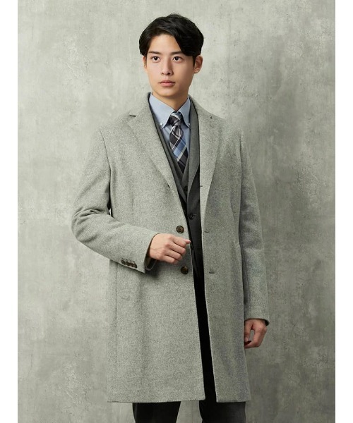 EMPORIO ARMANI ダブルブレスト チェスターコート EMPORIO ARMANI