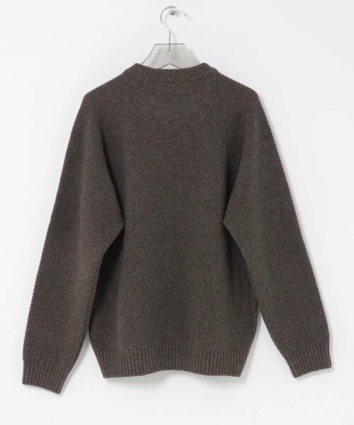 ATON（エイトン） セーター ニット ATON LAMBS WOOL C/N SWEATER