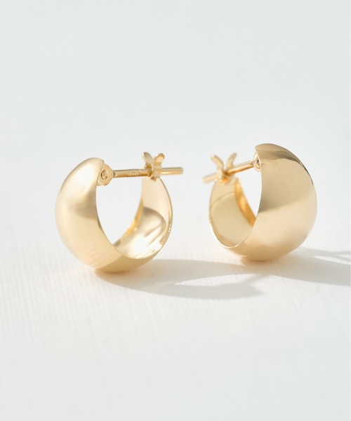 Jewel closet by L&Co. ピアス K18 フープ ピアス レディース