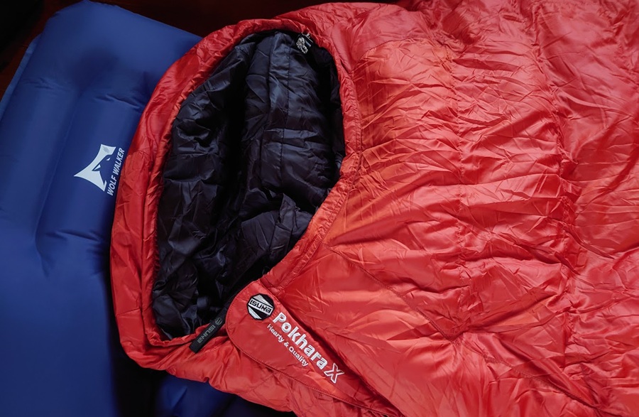 Pokhara X ダウン寝袋 78✖208cm 製品 - ISUKA - イスカ 寝袋