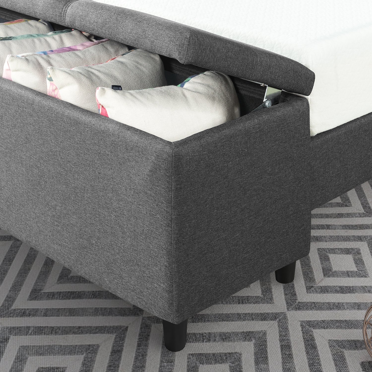 Wanda ファブリックベッドフレーム 収納付き 36cm | 【公式】ZINUS