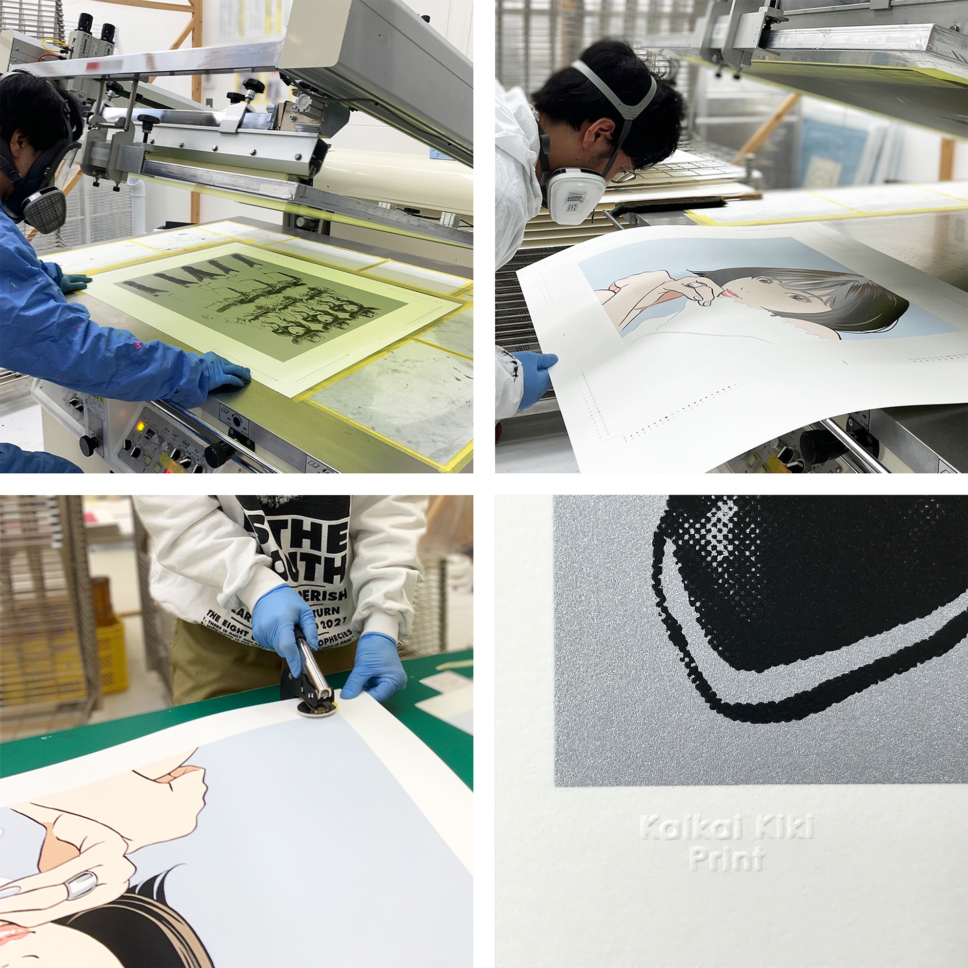 江口寿史エディションサイン入り版画4種を近日販売致します