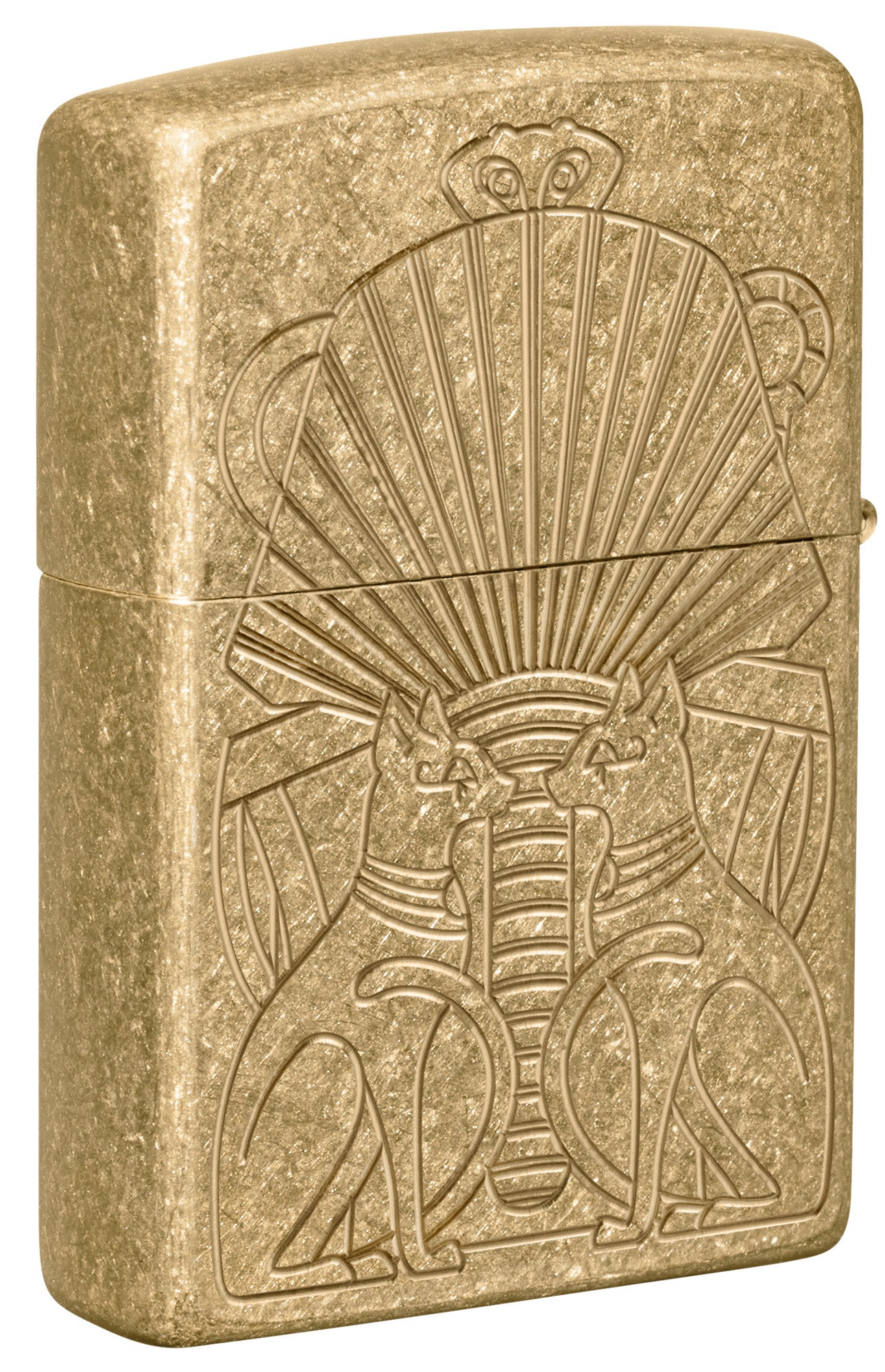 Zippo Mummy Design Armor® Tumbled Brass Windproof Lighter – Zippo USA