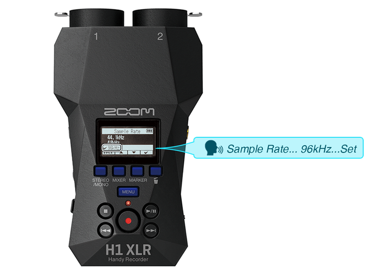 H1 XLR 2 Track Handy Recorder | Buy Now | ZOOM