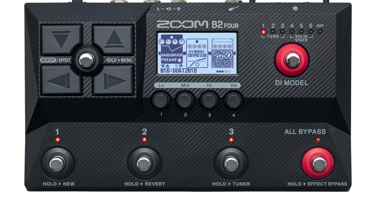 B2 FOUR Effects & Amp Emulator | ZOOM
