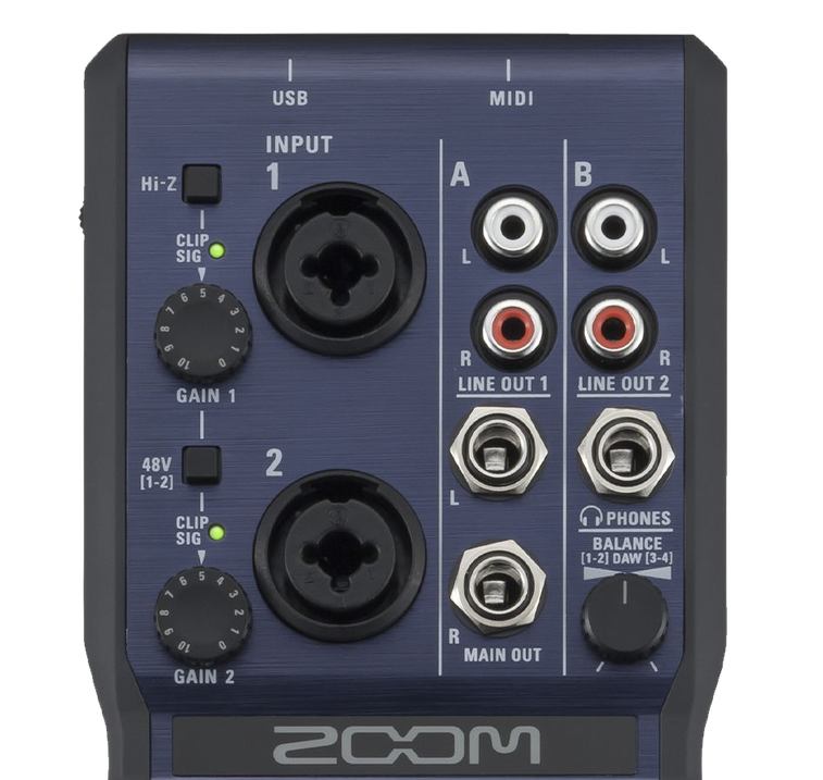 U-44 Handy Audio Interface | ZOOM